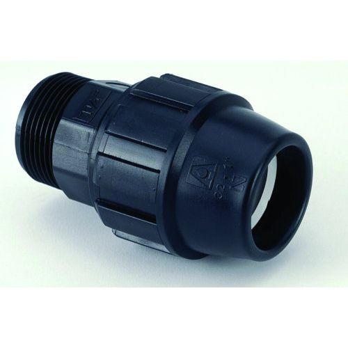 TERMINAL ROSCA MACHO POLIETILENO 40X1"1/4