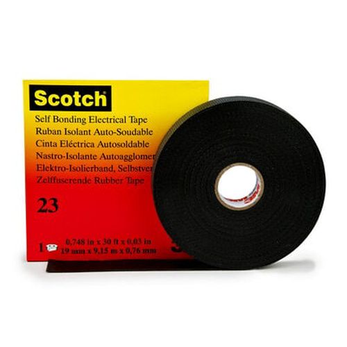 CINTA AISLANTE AUTOSOLDABLE 19MMX9,15M SCOTCH 23