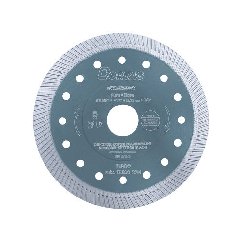 DISCO DIAMANTE CORTE SECO TURBO DUROKORT 115MM