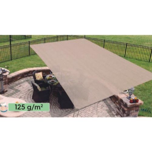 TOLDO VELA SOMBREO CUADRADO 3X3M TIERRA