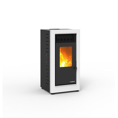 ESTUFA PELLET GRAZ S PLUS BLANCA 11,67KW