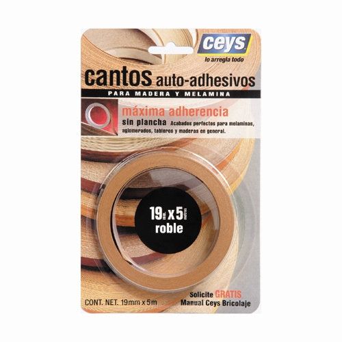 CINTA CANTEAR AUTOADHESIVA ROBLE 5M