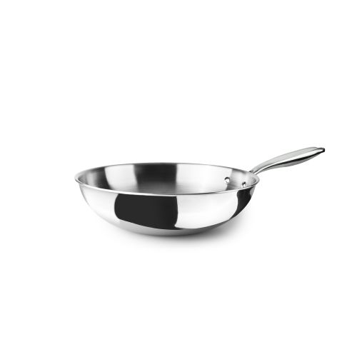 WOK TRICAPA NATURAL SIN ANTIADHERENTE 30CM