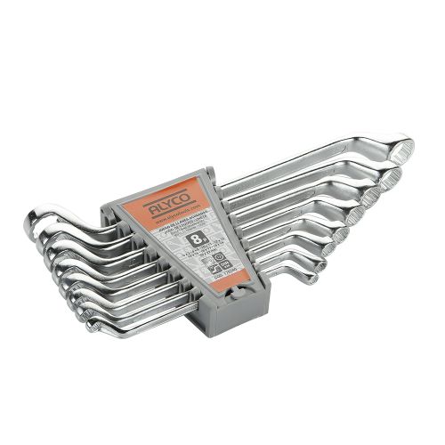 JUEGO 8 LLAVES ESTRELLA ACODADAS 6X7-20X22MM