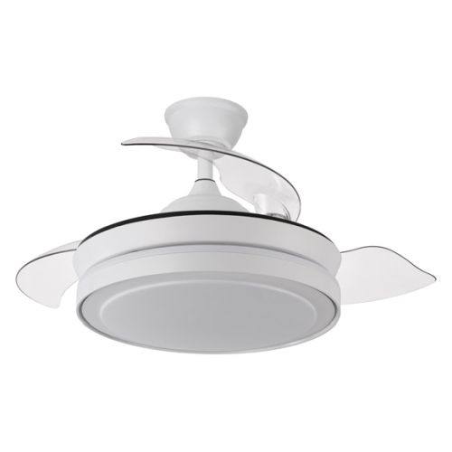 VENTILADOR TECHO RETRACTIL BLANCO 40CM 35W SONEDAS