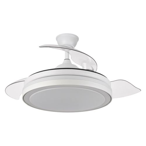 VENTILADOR TECHO RETRACTIL BLANCO 50CM 35W SONEDA