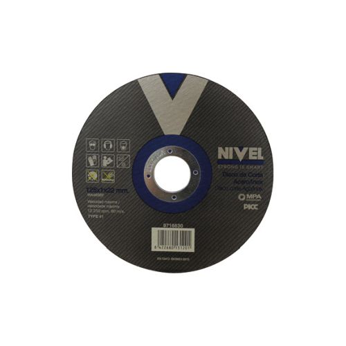 DISCO CORTE INOX 125X1X22MM NIVEL
