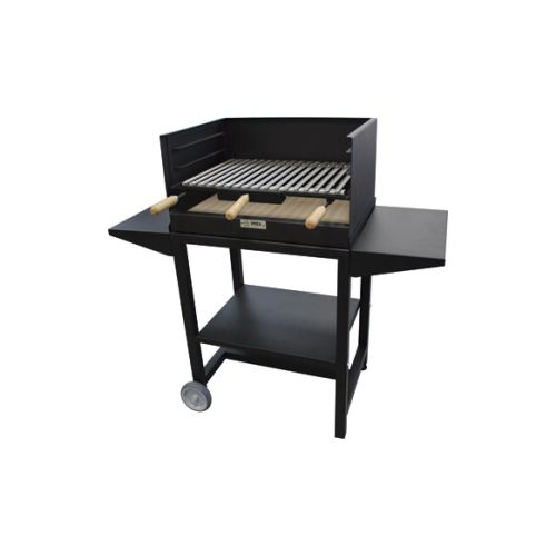 BARBACOA CARBON-LEÑA RECTANGULAR H101X125X58CM