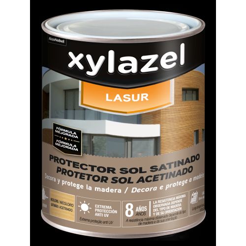 LASUR SOL SATINADO NOGAL 750ML