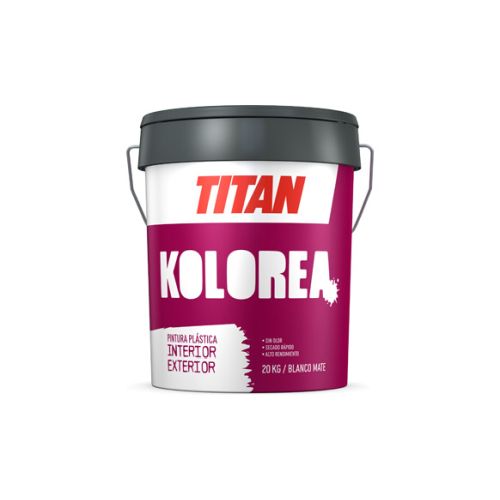 PINTURA PLAS INT/EXT MATE BLANCA 5KG KOLOREA