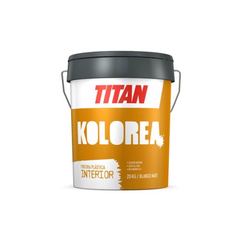 PINTURA PLASTICA INTERIOR MATE BLANCA 5KG KOLOREA
