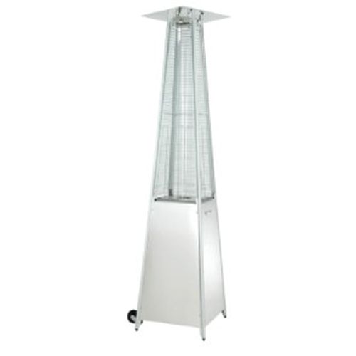 ESTUFA EXTERIOR GAS PIRAMIDE 9500W INOX.