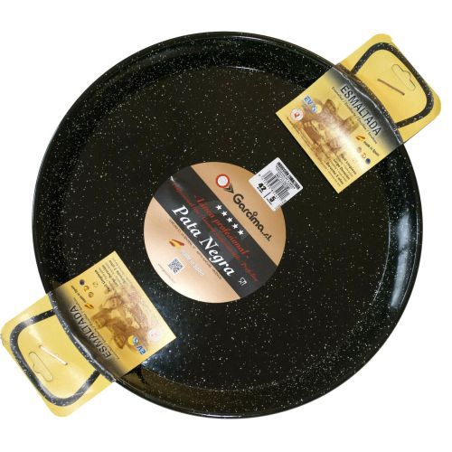 PAELLERA ESMALTADA PATA NEGRA INDUCCION 42CM