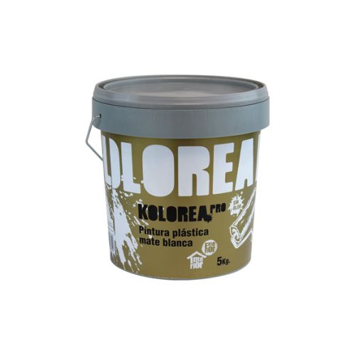 PINTURA PLASTICA  EXTERIOR INTER  MATE BLANCO 5 KG