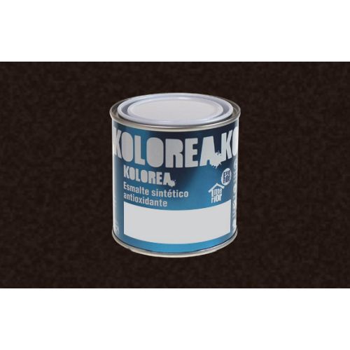 ESMALTE SINTETICO ANTIO FORJA 250ML NEGRO KOLOREA