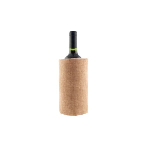 FUNDA ENFRIADORA AUTOAJUSTABLE VINO CAVA YUTE NAT