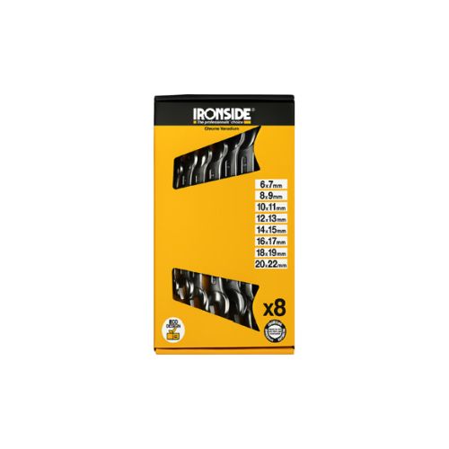 JUEGO LLAVES BOCA DOBLE 8 PZS 6X7 A 22MM