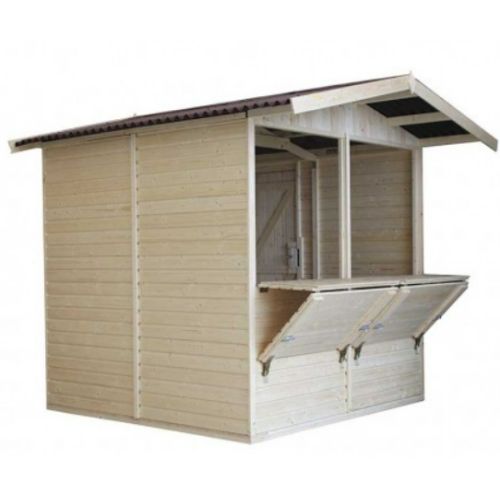 KIOSKO MADERA C/SUELO 263X253X232CM 4M2