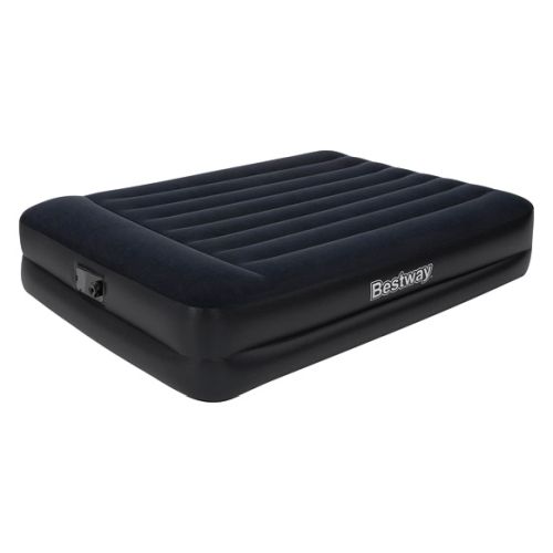 COLCHON CAMA HINCHABLE DOBLE+BOMBA 203X152X46CM