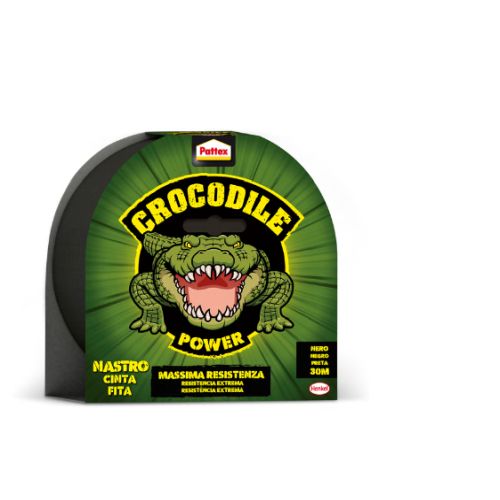 PATTEX CROCODILE POWER CINTA NEGRA 20M