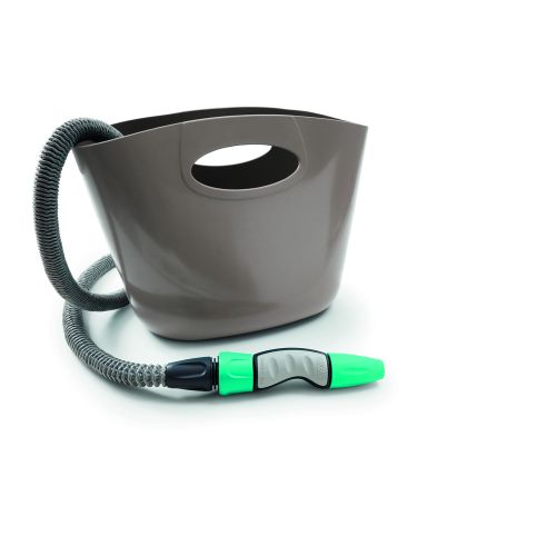 KIT BOLSA+MANGUERA RIEGO EXTEN+LANZA GRIS 15M