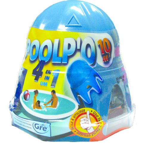 TRATAMIENTO PISCINA 4 EN 1 POOLPO 0-10M³ 250GR