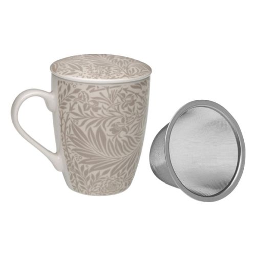 TAZA INFUSION CON TAPA GRIS 0.35L