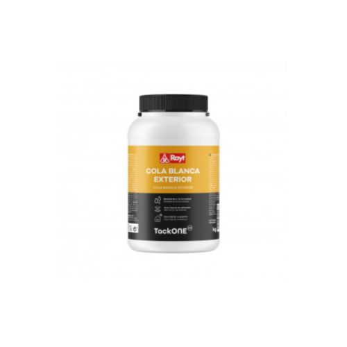 COLA BLANCA EXTERIOR 1KG TACK ONE D3