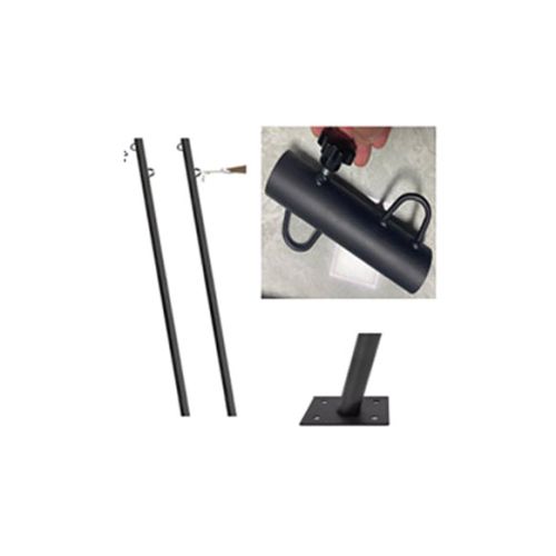 POSTE P/TOLDO VELA 32MM 2.20CM NEGRO (2UDS)