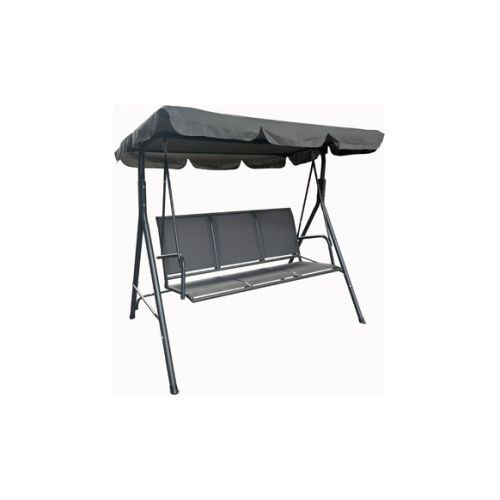 BALANCIN ACERO TEXTILENE GRIS ANTRACITA 3PLAZAS