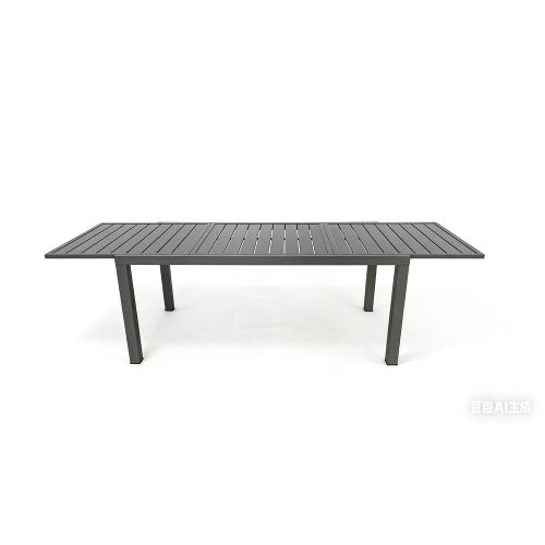 MESA ALUMINIO EXTENS. 160-240X89CM ANTRACITA