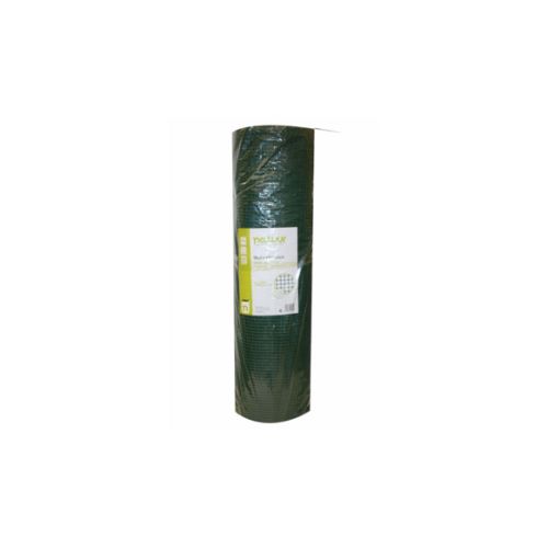 MALLA PLASTICO 10X10MM 1X25M 310GR/M VERDE NATUUR