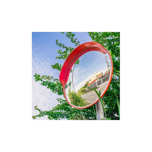 ESPEJO SALIDA EXT/INT C/VISERA 60CM CONVEXO NIVEL