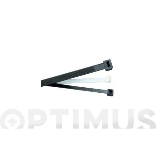 BRIDA NYLON NEGRA 7.6x370 BLISTER 100