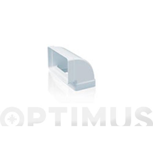 CODO RECTANGULAR VERTICAL TUBO EXTRACC.PVC 150X75