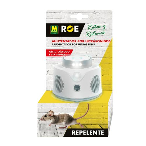 REPELENTE ULTRASON. RATAS Y RATONES 10,6X10X15