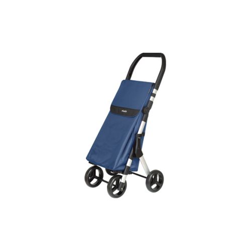 CARRO COMPRA 4R MUUVI PLEGABLE AZUL ALUMINIO