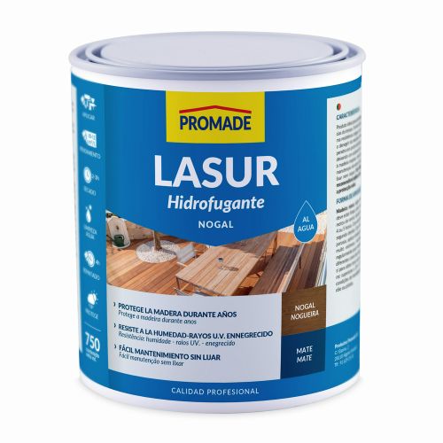 LASUR PROTECTOR AL AGUA MATE 750 ML NOGAL