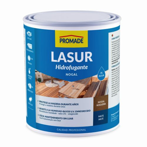LASUR PROTECTOR AL AGUA MATE 4 L NOGAL