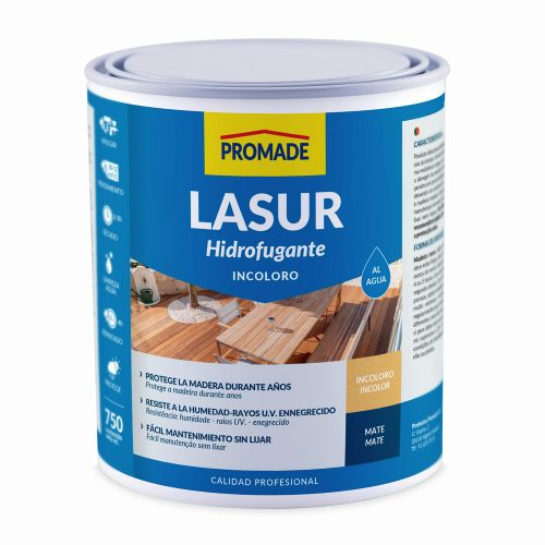 LASUR PROTECTOR AL AGUA MATE 750 ML INCOLORO