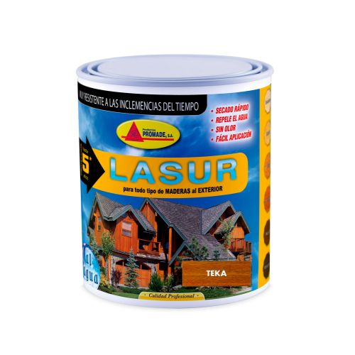 LASUR PROTECTOR AL AGUA MATE 4L TECA