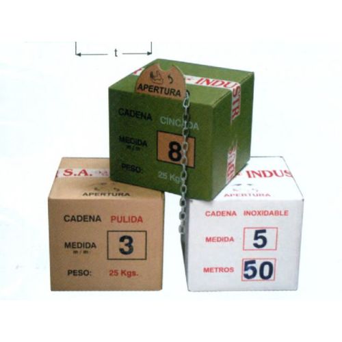 sADENA ZINCADA 9MM 25KG (16MTS) NORMATIV.EUROPEA