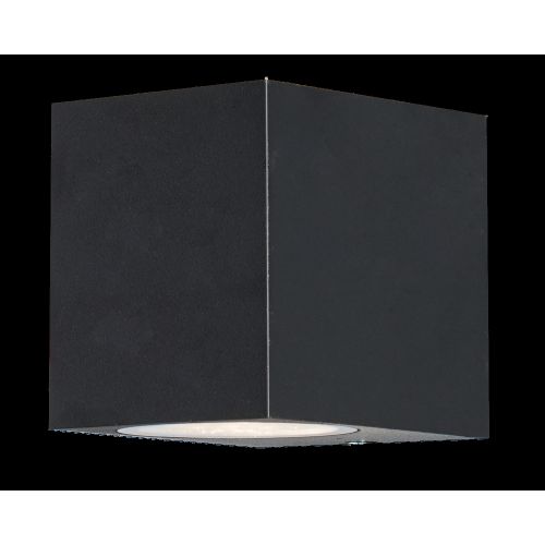 APLIQUE EXTERIOR 1XGU10 IP44 CONFO NEGRO
